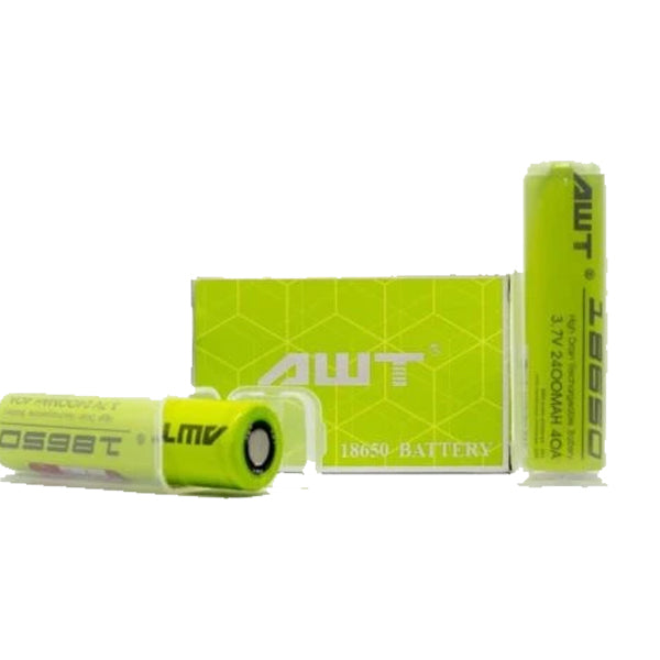 AWT 18650 3.7V 2400mAh 40A Battery - Pharaoh Vapes