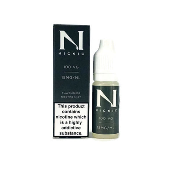 NIC NIC 15 mg Inyección de nicotina 10 ml 100 VG