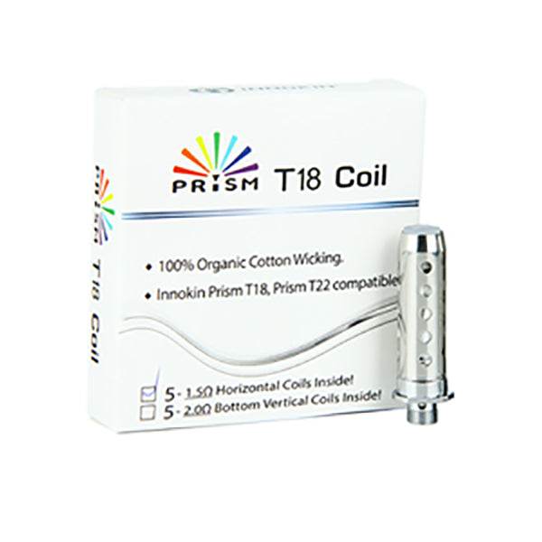 1.5 Ohm Innokin Prism T18 1.5/2.0/1.7 Ohm Coils