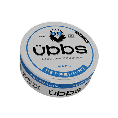 Default Title 6mg Übbs Peppermint Regular Strength Nicotine Pouches - 20 Pouches