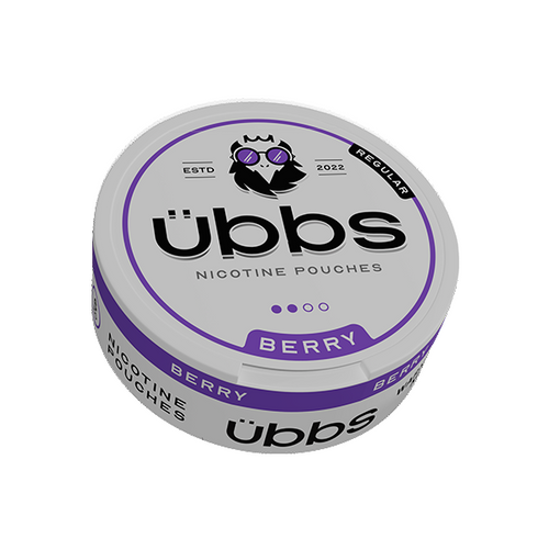 Default Title 6mg Übbs Berry Regular Strength Nicotine Pouches - 20 Pouches