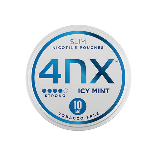 Default Title 4NX 10mg Icy Mint Slim Nicotine Pouches 20 Pouches