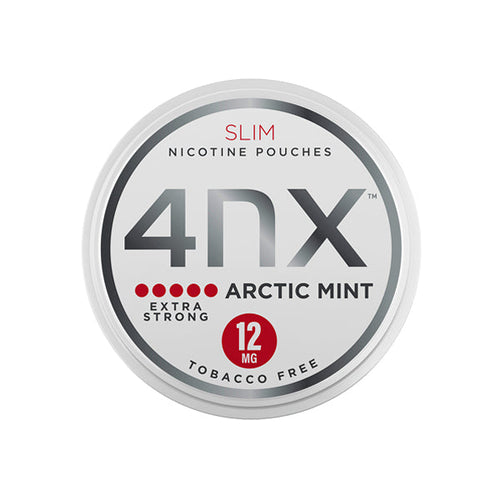 Default Title 4NX 12mg Arctic Mint Slim Nicotine Pouches 20 Pouches