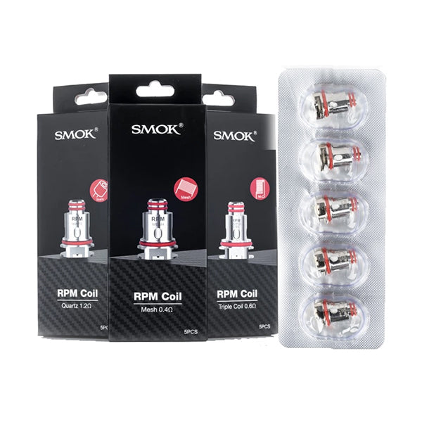 Smok RPM Replacement Coils - 0.6Ω/0.4Ω/1.2Ω/1.0Ω